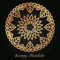 luxury mandala pattern background, circular pattern vector design