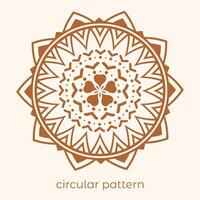 luxury mandala pattern background, circular pattern vector design