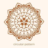 luxury mandala pattern background, circular pattern vector design