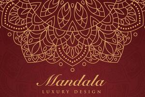 Luxurious mandala pattern background, luxury mandala invitation greeting card design, circular pattern vector design,