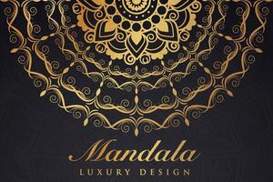 Luxurious mandala pattern background, luxury mandala invitation greeting card design, circular pattern vector design,