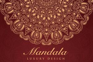 Luxurious mandala pattern background, luxury mandala invitation greeting card design, circular pattern vector design,