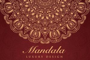 Luxurious mandala pattern background, luxury mandala invitation greeting card design, circular pattern vector design,