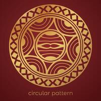 luxury mandala pattern background, circular pattern vector design