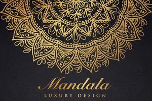 Luxurious mandala pattern background, luxury mandala invitation greeting card design, circular pattern vector design,