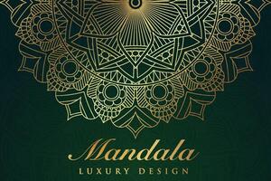 Luxurious mandala pattern background, luxury mandala invitation greeting card design, circular pattern vector design,