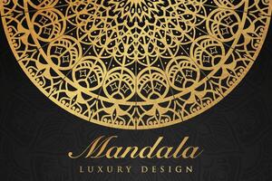 Luxurious mandala pattern background, luxury mandala invitation greeting card design, circular pattern vector design,