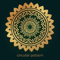 luxury mandala pattern background, circular pattern vector design