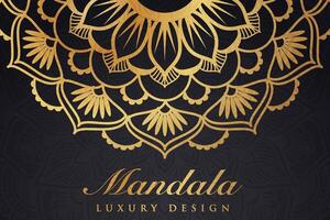 Luxurious mandala pattern background, luxury mandala invitation greeting card design, circular pattern vector design,