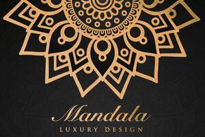 Luxurious mandala pattern background, luxury mandala invitation greeting card design, circular pattern vector design,