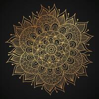 luxury mandala pattern background, circular pattern vector design