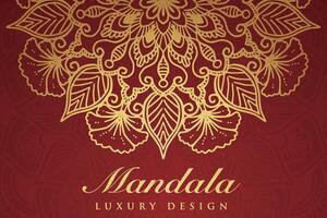 Luxurious mandala pattern background, luxury mandala invitation greeting card design, circular pattern vector design,