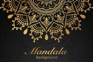 Luxurious mandala pattern background, luxury mandala invitation greeting card design, circular pattern vector design,