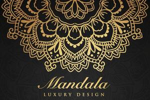 Luxurious mandala pattern background, luxury mandala invitation greeting card design, circular pattern vector design,