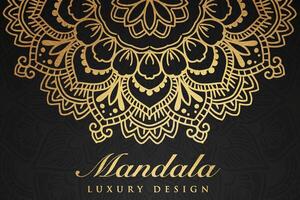 Luxurious mandala pattern background, luxury mandala invitation greeting card design, circular pattern vector design,