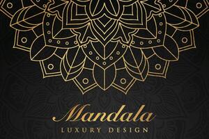 Luxurious mandala pattern background, luxury mandala invitation greeting card design, circular pattern vector design,