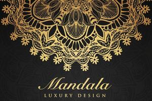 Luxurious mandala pattern background, luxury mandala invitation greeting card design, circular pattern vector design,