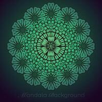 lujo mandala modelo fondo, circular modelo vector diseño