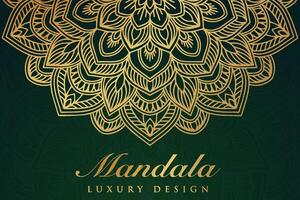 Luxurious mandala pattern background, luxury mandala invitation greeting card design, circular pattern vector design,