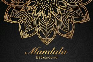 Luxurious mandala pattern background, luxury mandala invitation greeting card design, circular pattern vector design,