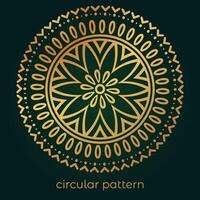 luxury mandala pattern background, circular pattern vector design