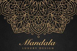 Luxurious mandala pattern background, luxury mandala invitation greeting card design, circular pattern vector design,