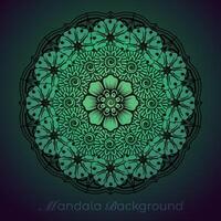 lujo mandala modelo fondo, circular modelo vector diseño