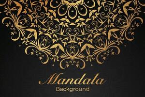 Luxurious mandala pattern background, luxury mandala invitation greeting card design, circular pattern vector design,