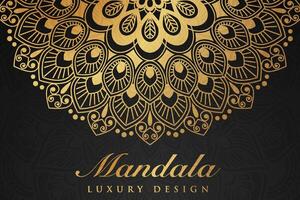 Luxurious mandala pattern background, luxury mandala invitation greeting card design, circular pattern vector design,