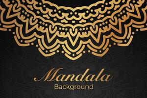 Luxurious mandala pattern background, luxury mandala invitation greeting card design, circular pattern vector design,