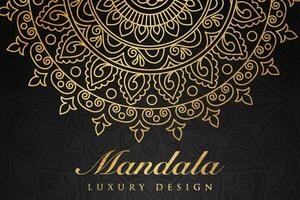 Luxurious mandala pattern background, luxury mandala invitation greeting card design, circular pattern vector design,