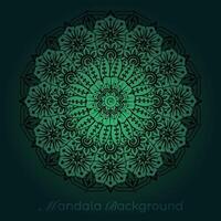 lujo mandala modelo fondo, circular modelo vector diseño