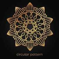 luxury mandala pattern background, circular pattern vector design