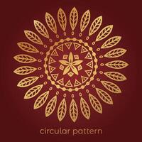 luxury mandala pattern background, circular pattern vector design