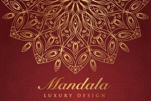 Luxurious mandala pattern background, luxury mandala invitation greeting card design, circular pattern vector design,