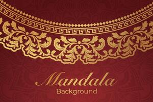 Luxurious mandala pattern background, luxury mandala invitation greeting card design, circular pattern vector design,