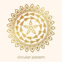 luxury mandala pattern background, circular pattern vector design