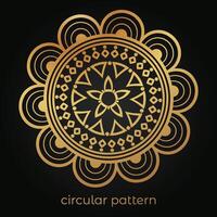 luxury mandala pattern background, circular pattern vector design