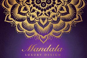 Luxurious mandala pattern background, luxury mandala invitation greeting card design, circular pattern vector design,