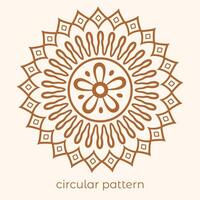 luxury mandala pattern background, circular pattern vector design