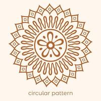 luxury mandala pattern background, circular pattern vector design