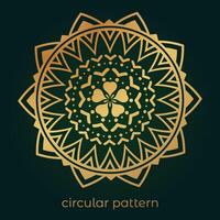 luxury mandala pattern background, circular pattern vector design