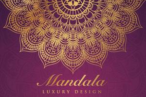 Luxurious mandala pattern background, luxury mandala invitation greeting card design, circular pattern vector design,