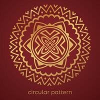 luxury mandala pattern background, circular pattern vector design