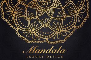 Luxurious mandala pattern background, luxury mandala invitation greeting card design, circular pattern vector design,