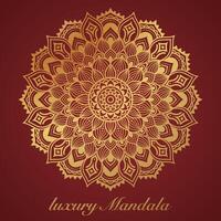 Luxurious mandala pattern background, luxury mandala invitation greeting card design, circular pattern vector design,