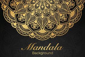 Luxurious mandala pattern background, luxury mandala invitation greeting card design, circular pattern vector design,