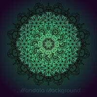 lujo mandala modelo fondo, circular modelo vector diseño