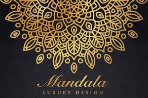 Luxurious mandala pattern background, luxury mandala invitation greeting card design, circular pattern vector design,