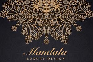 Luxurious mandala pattern background, luxury mandala invitation greeting card design, circular pattern vector design,